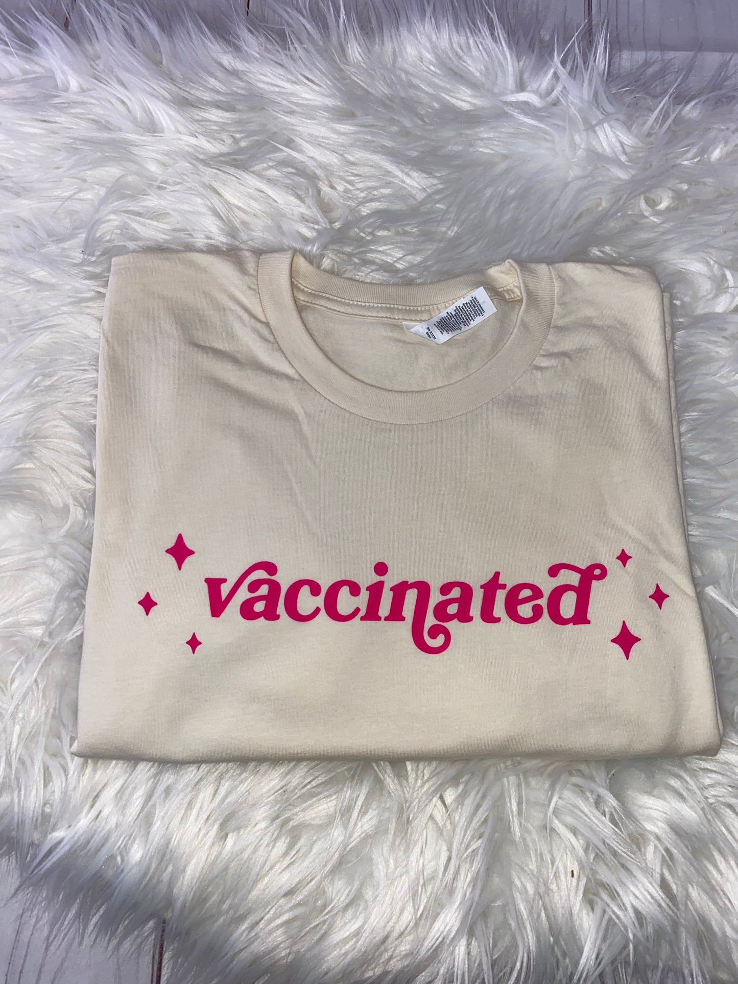 Vaccinated Glitz Tee