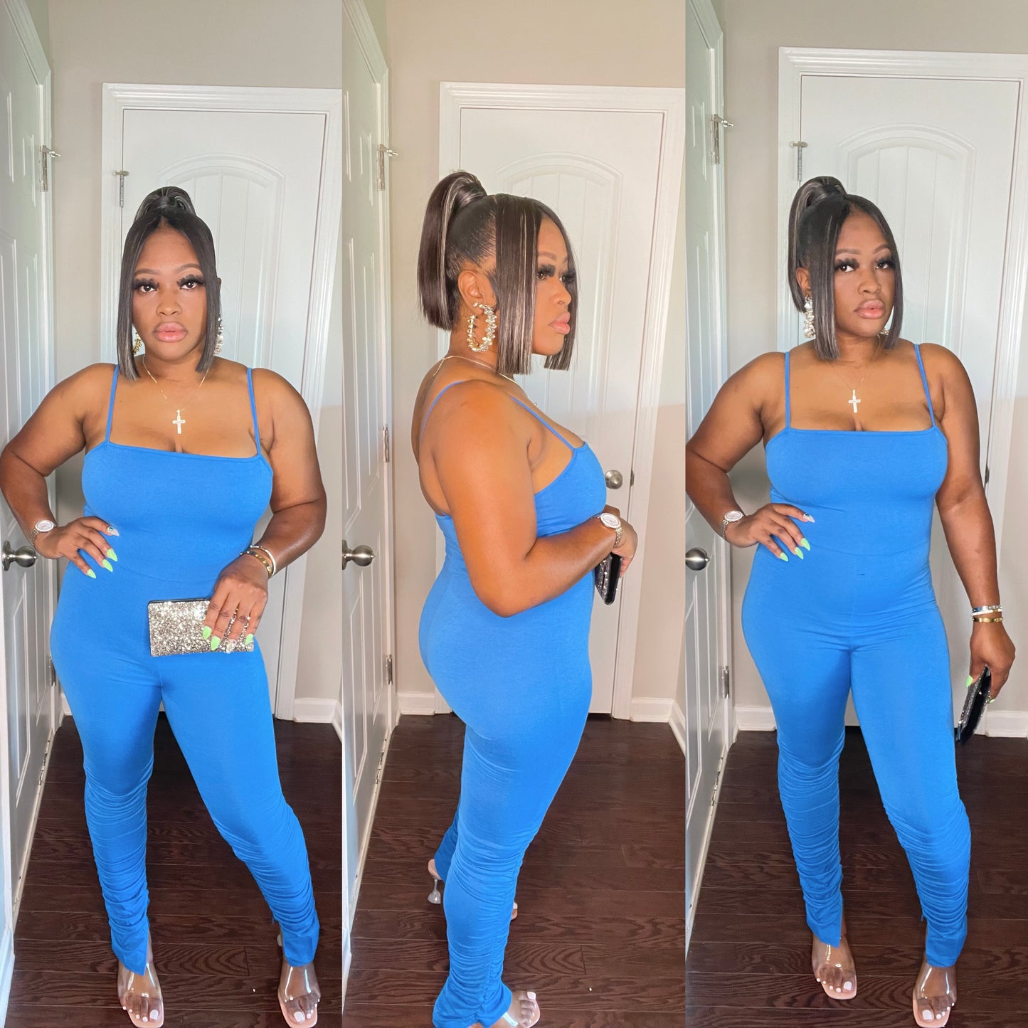 Soft Blue Jumpsuit